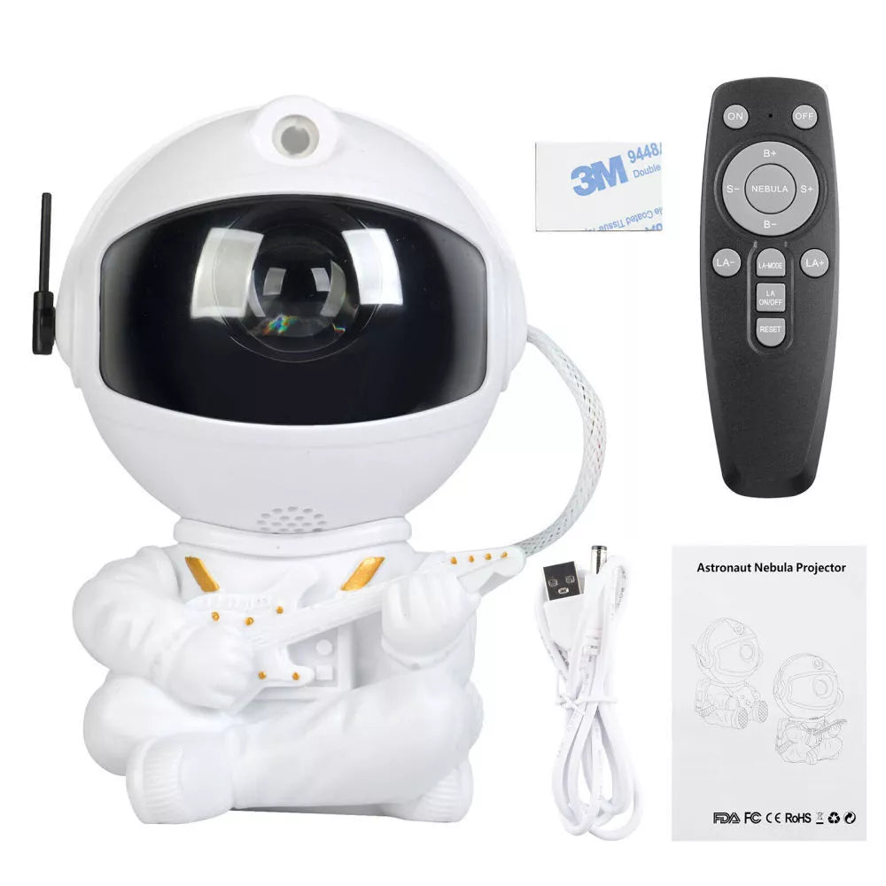 LumaDecor ™ LED Night Light Galaxy Star Projector for Decoration Home Starry Sky Astronaut
