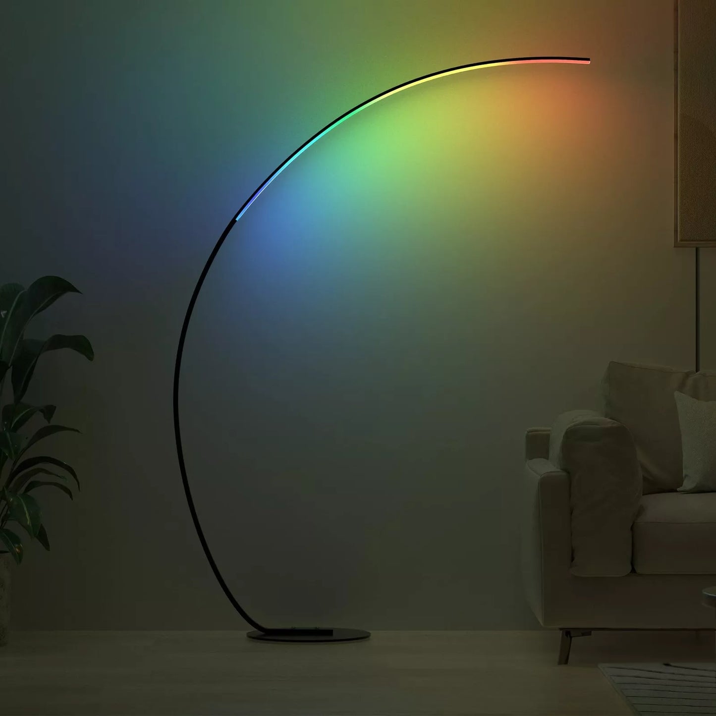 LumaDecor ™ Modern LED Floor Lamps Lights Dimmable Remote RGB