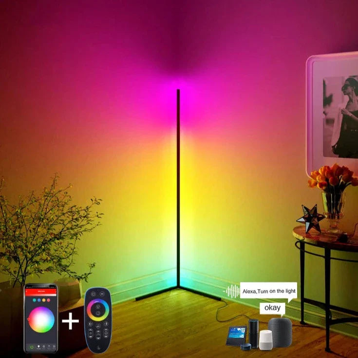 LumaDecor ™ Led Floor Lamp RGB. Floor Light Standing Lamps for Decoration