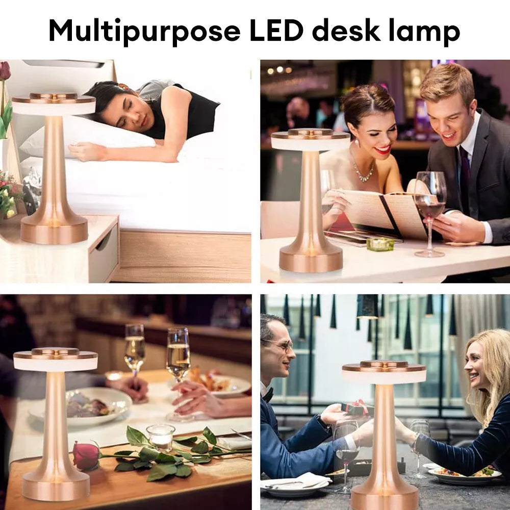 LumaDecor ™ Table Lamp LED Touch Sensor Desktop Night Light Wireless